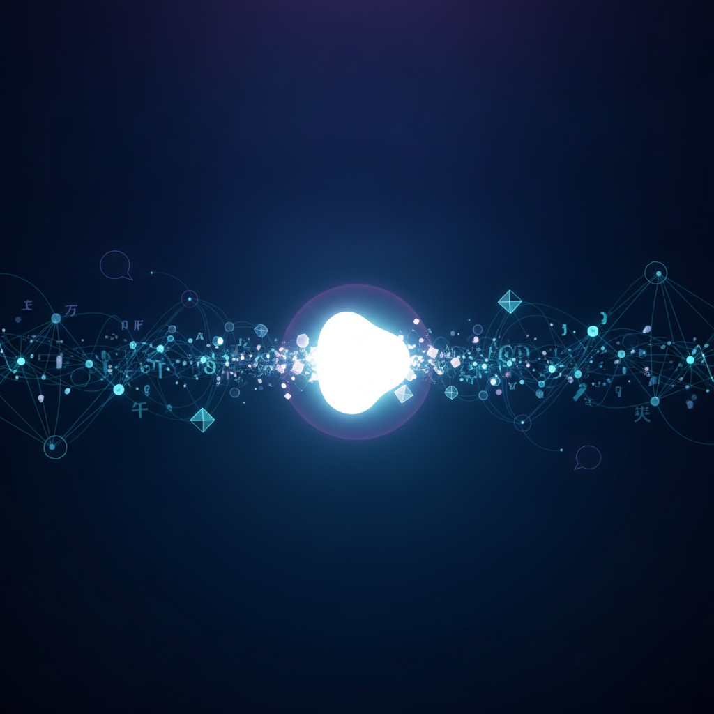 Abstraktní neuronová síť s fragmenty slov z různých jazyků splývajícími do univerzálního jazyka myšlení AI